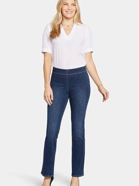 NYDJ Pull on Straight Leg Jean in Wonderland
